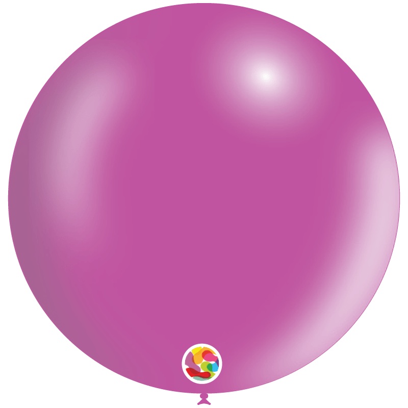 Fuchsia 23 Latex Balloons (5 count)