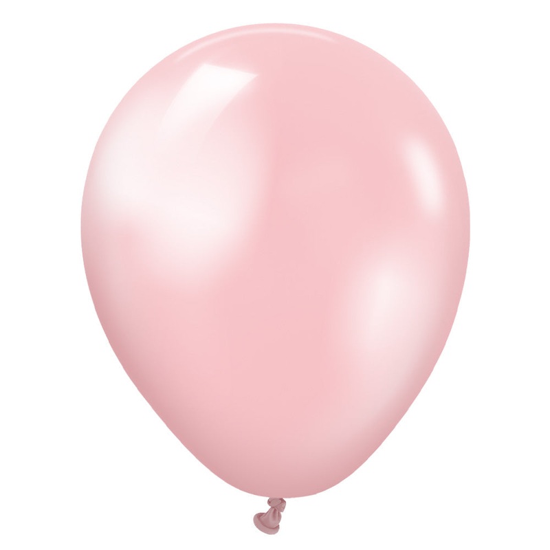 Kalisan Metallic Pearl Pink 5 Latex Balloons (50 count)