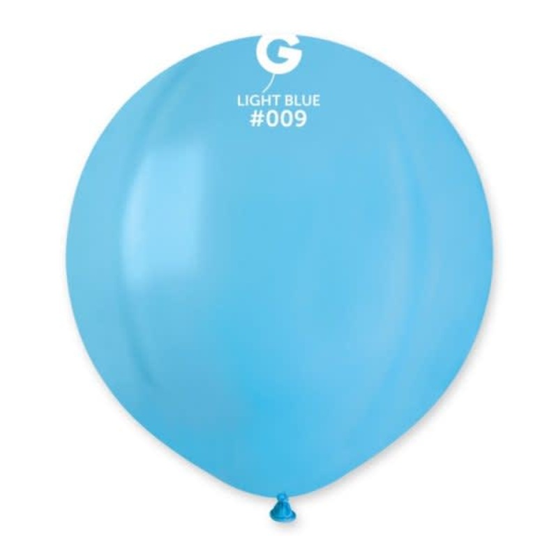 Light Blue 19 Latex Balloons (25 count)