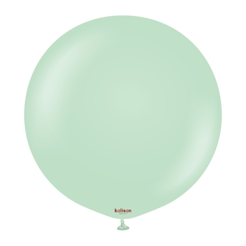 Macaron Green 24 Latex Balloon (2 count)
