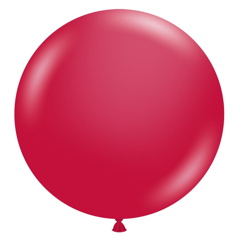 Metallic Starfire Red 24 Latex Balloons (25 count)