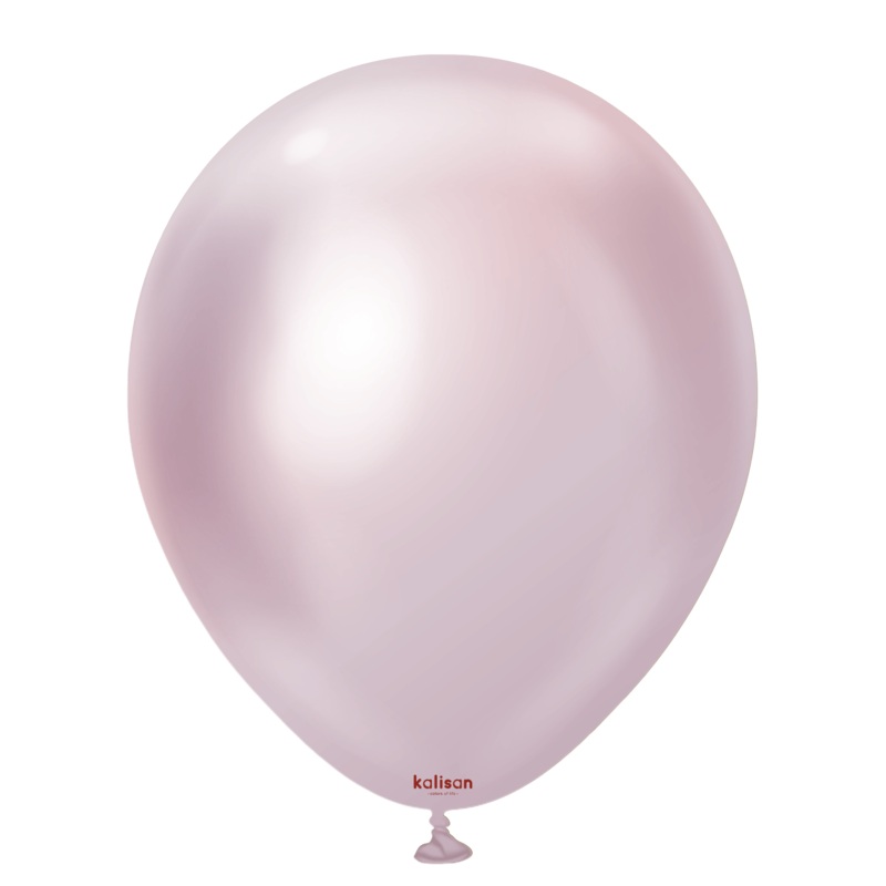 Mirror Pink Gold 18 Latex Balloons (25 count)