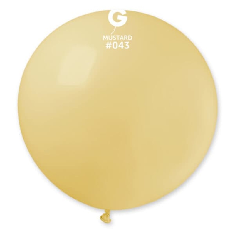 Mustard 31 Latex Balloon