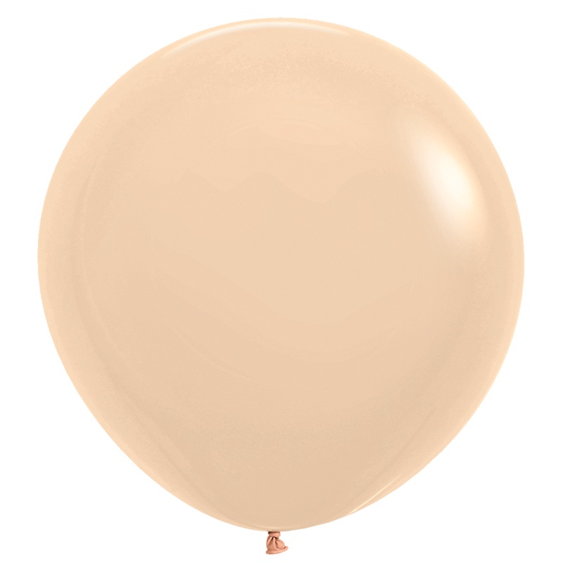 Pastel Matte Malibu Peach 24 Latex Balloons (10 count)
