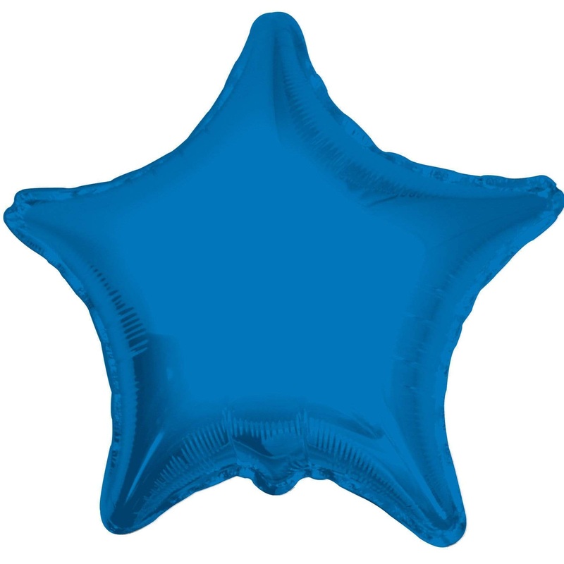 Royal Blue Star 18 Balloon