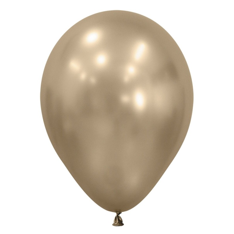 Silk Gold Dust 11" Latex Balloons (25 count)
