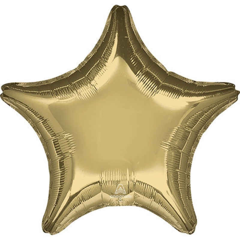 White Gold Star 18 Balloon