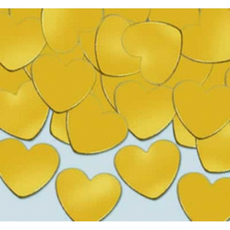 1oz Confetti Hearts - Gold