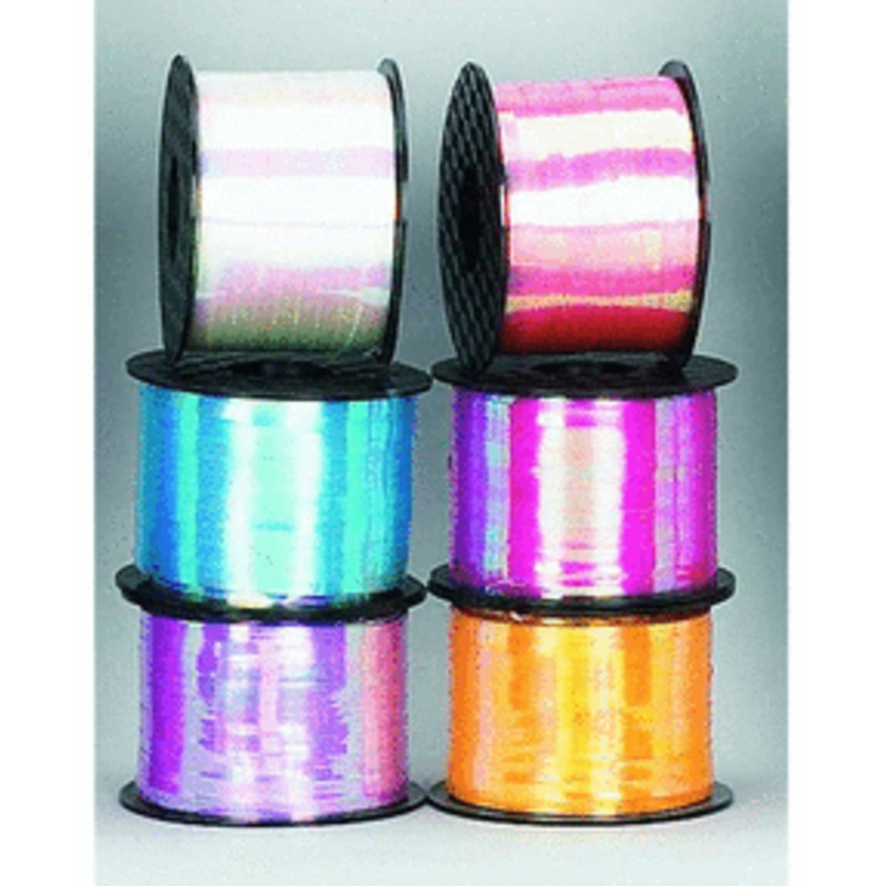 250yd Iridescent Pastel Blue Curl Ribbon