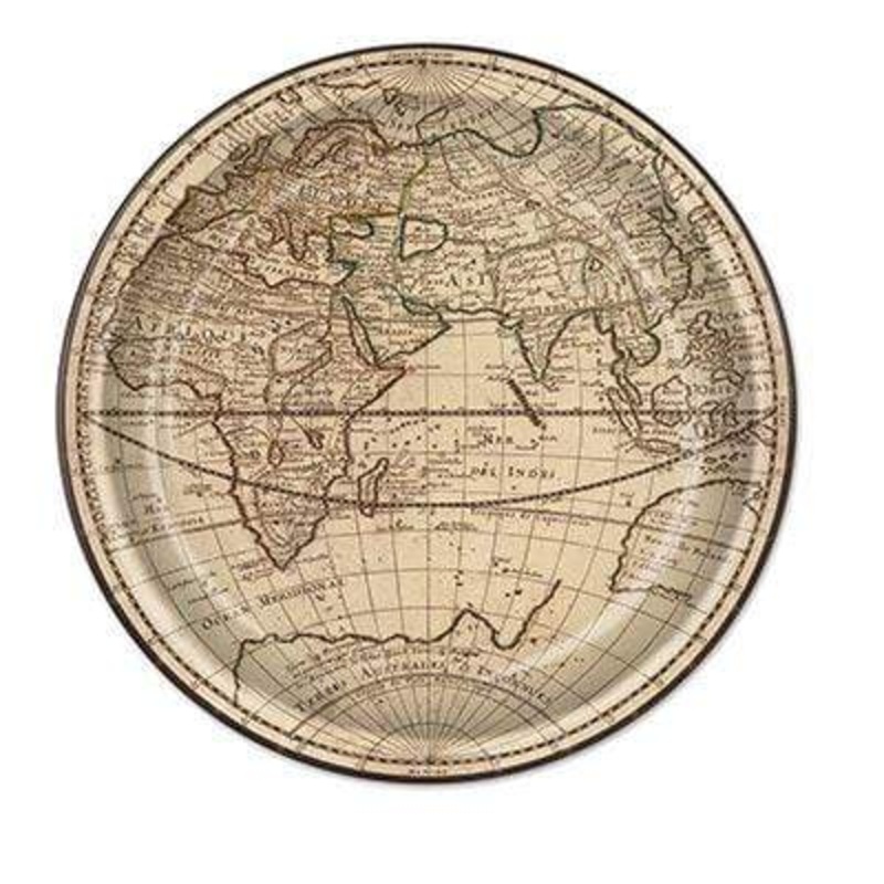 Around The World Travel Plates 9 (8 count)