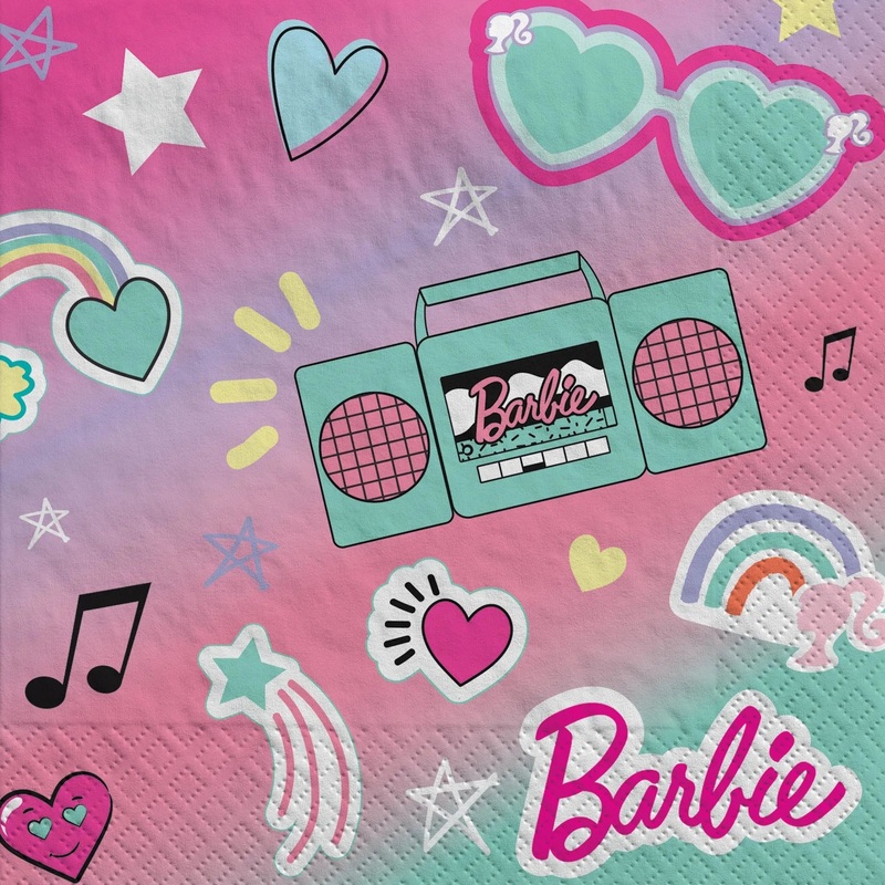 Barbie Dream Beverage Napkin 5