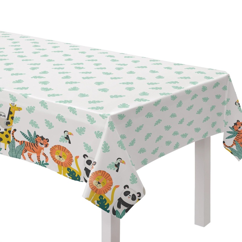 Get Wild Bday Table Cover 54 x 96