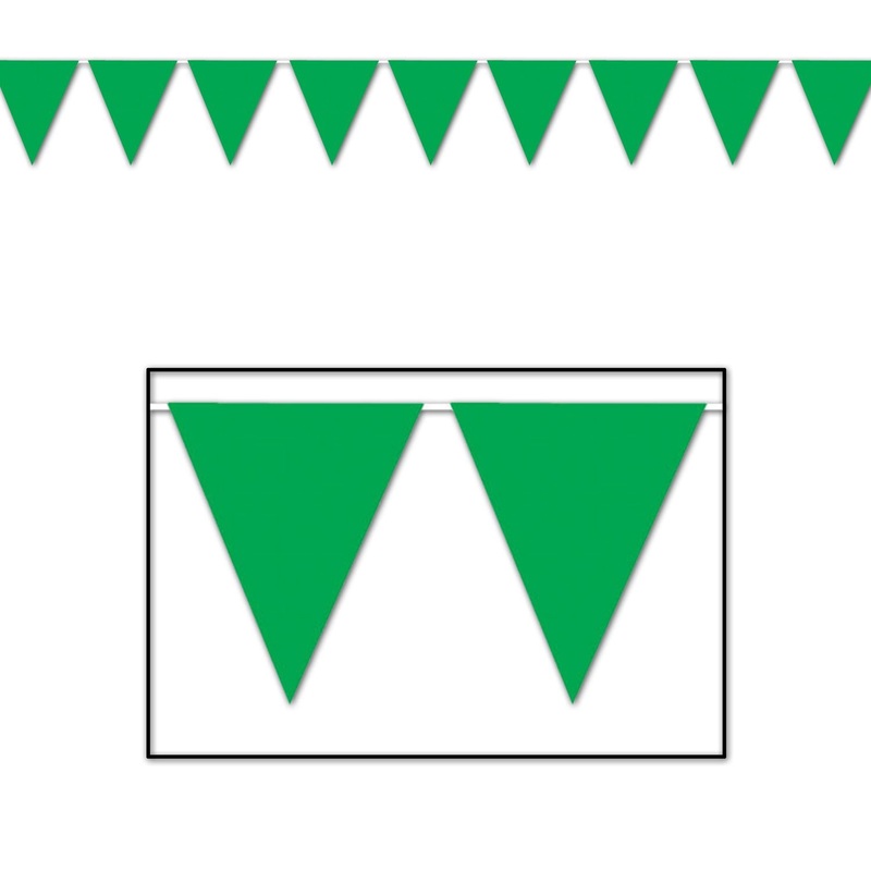 Green Pennant Banner 11 x 12