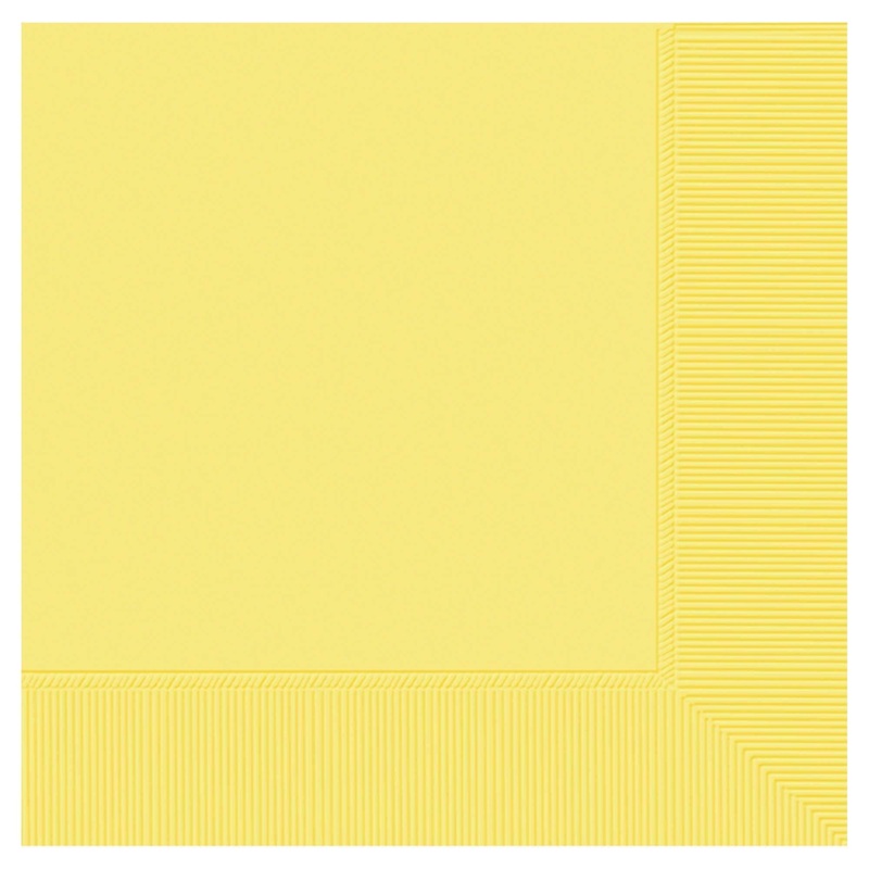 Lite Yellow Beverage Napkins 2 Ply 50ct (50 count)