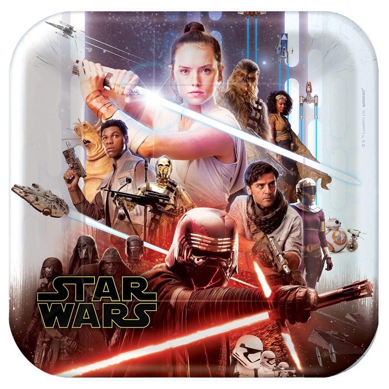 Star Wars Episode 9 9in Plates 9 (8 count)