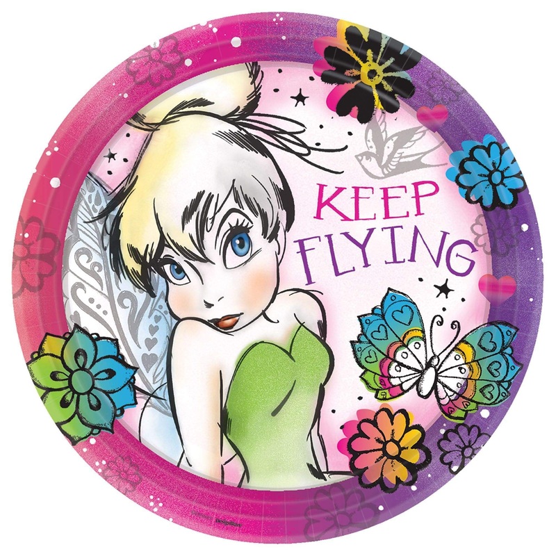 Tink Keep Flying 7in Plates 7 (8 count)