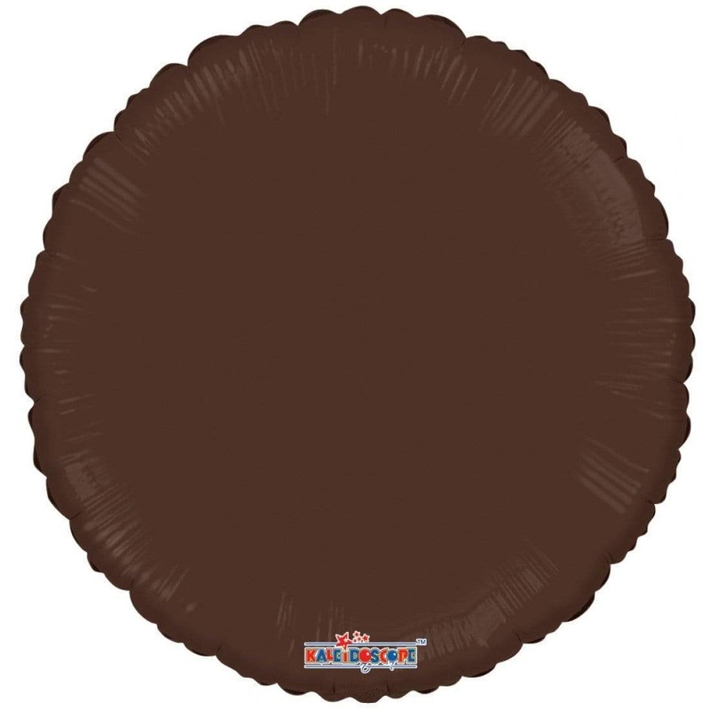 Chocolate Dark Brown 18 Circle Balloon