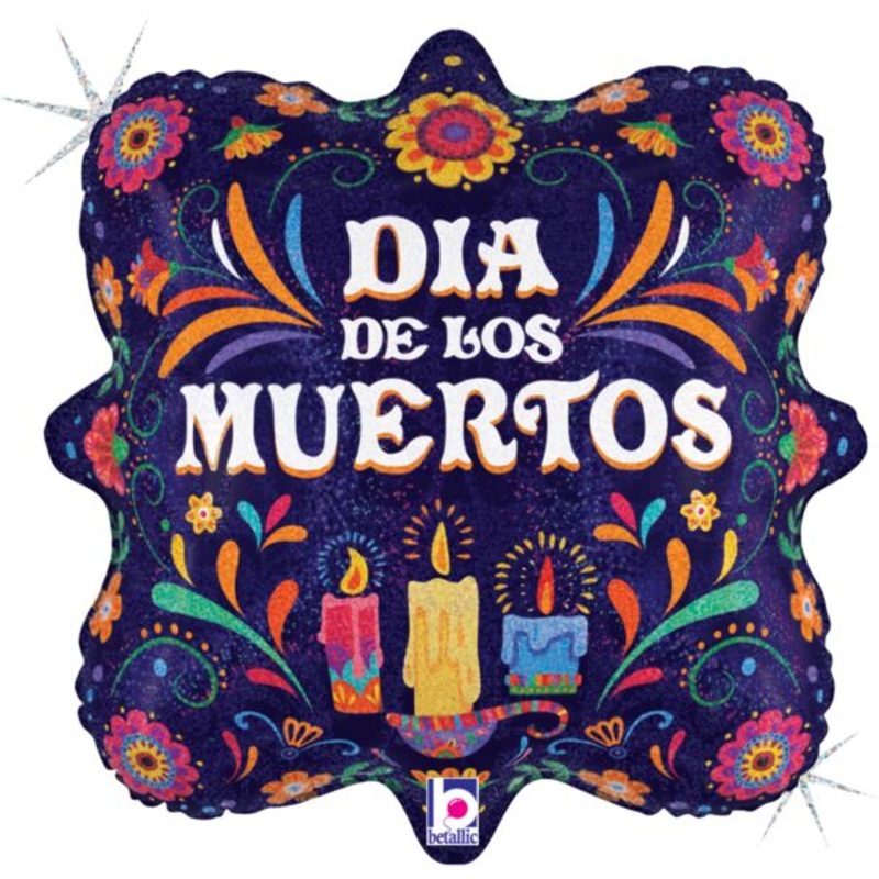 Dia De Los Muertos Candles 18 Balloon