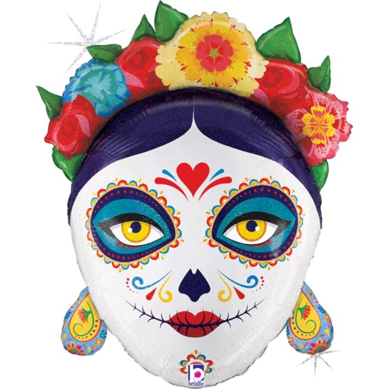 Floral La Catrina 27 Balloon