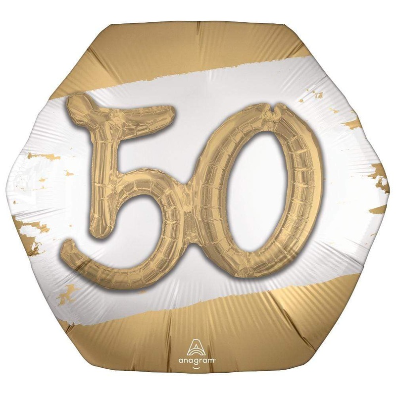 Golden 50 30 Balloon