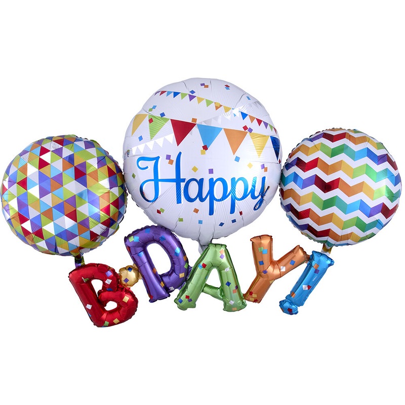 Happy B-DAY! 56 Balloon