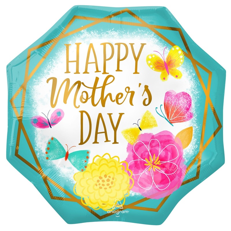 Happy Mother's Day Octagon 22 Balloon
