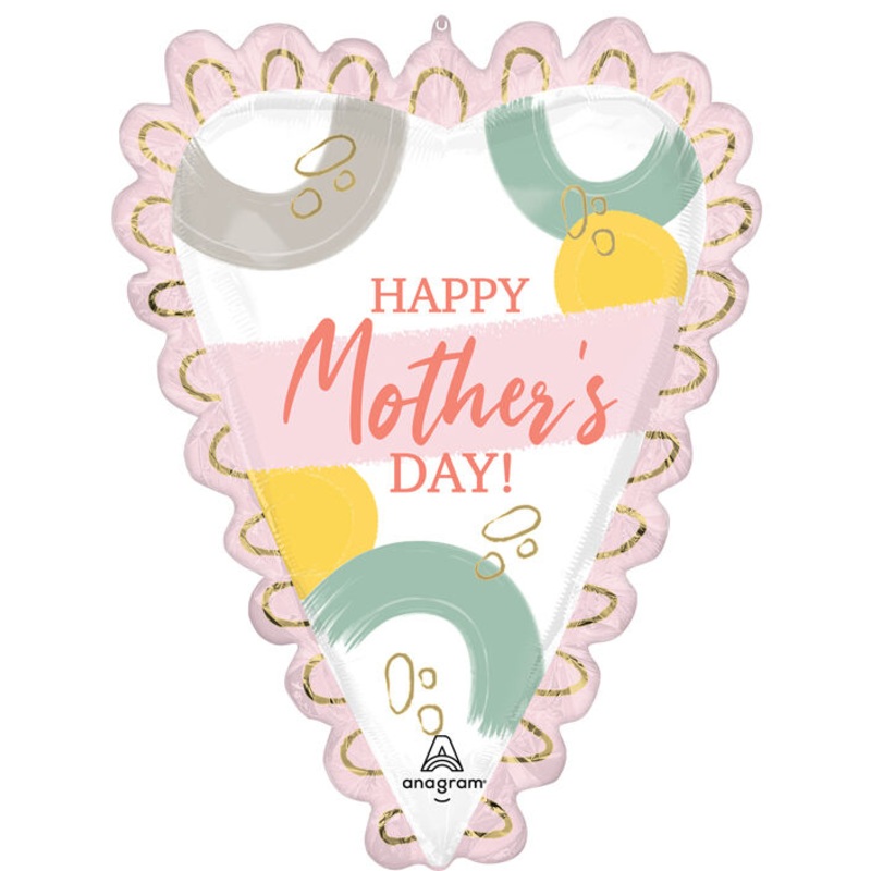 Happy Mother's Day Sketched Heart 35" Balloon
