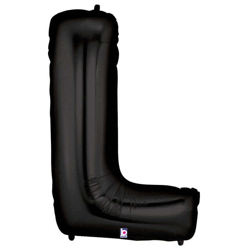 Letter L Black 34 Balloon