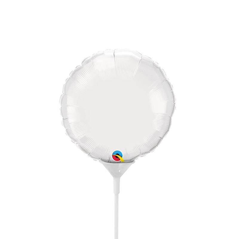 Mini Circle - White (air-fill Only) 4 Balloon