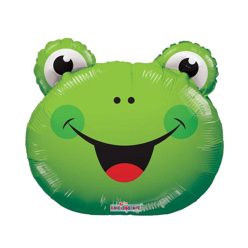 Mini Shape Frog Head 14 Balloon (requires heat-sealing)