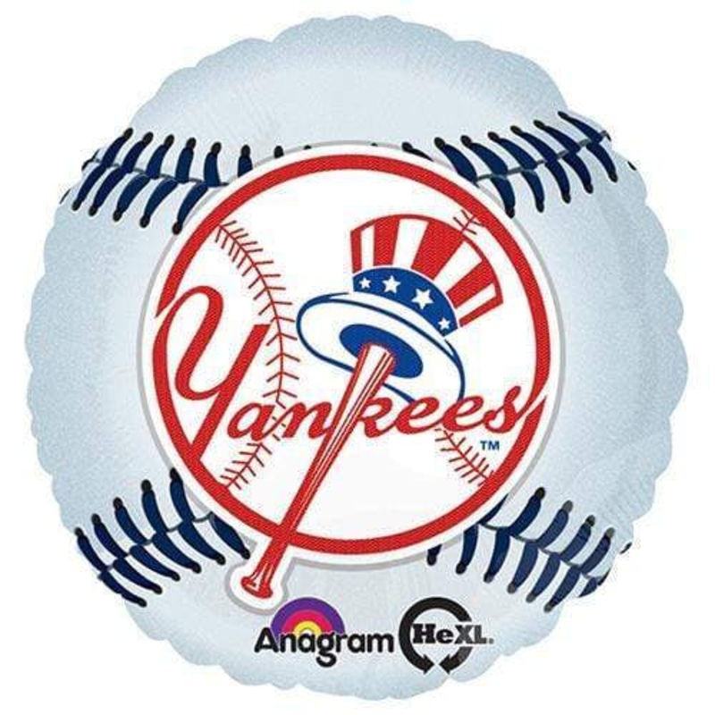 New York Yankees Baseball 18 Balloon