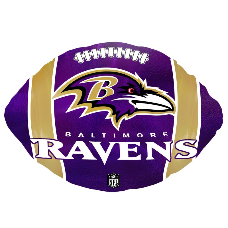 NFL Baltimore Ravens Football 18 Balloon