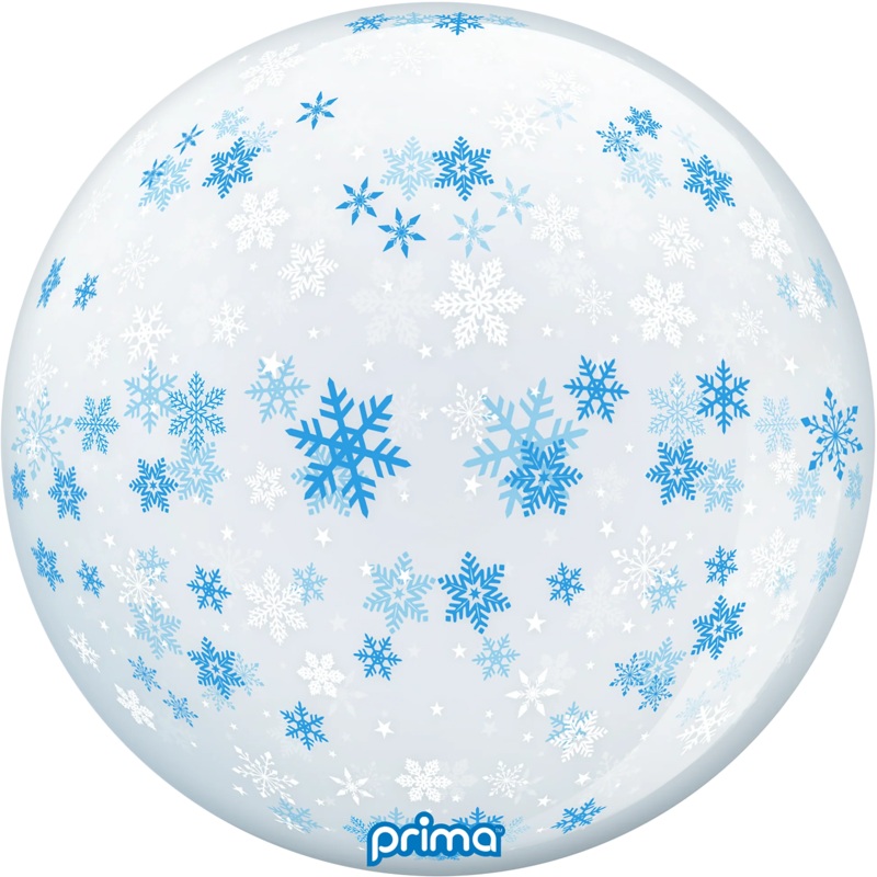 Snowflakes Sphere 20 Balloon