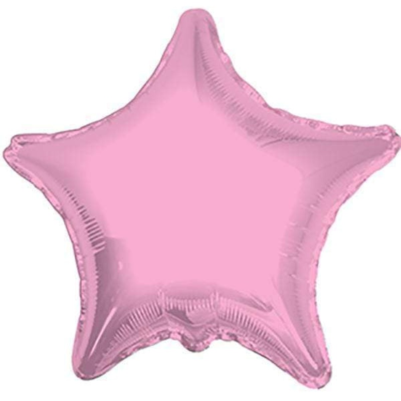 Baby Pink Star 36 Metallized Balloon