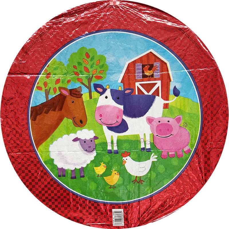 Barnyard Farm Animals 18 Balloon