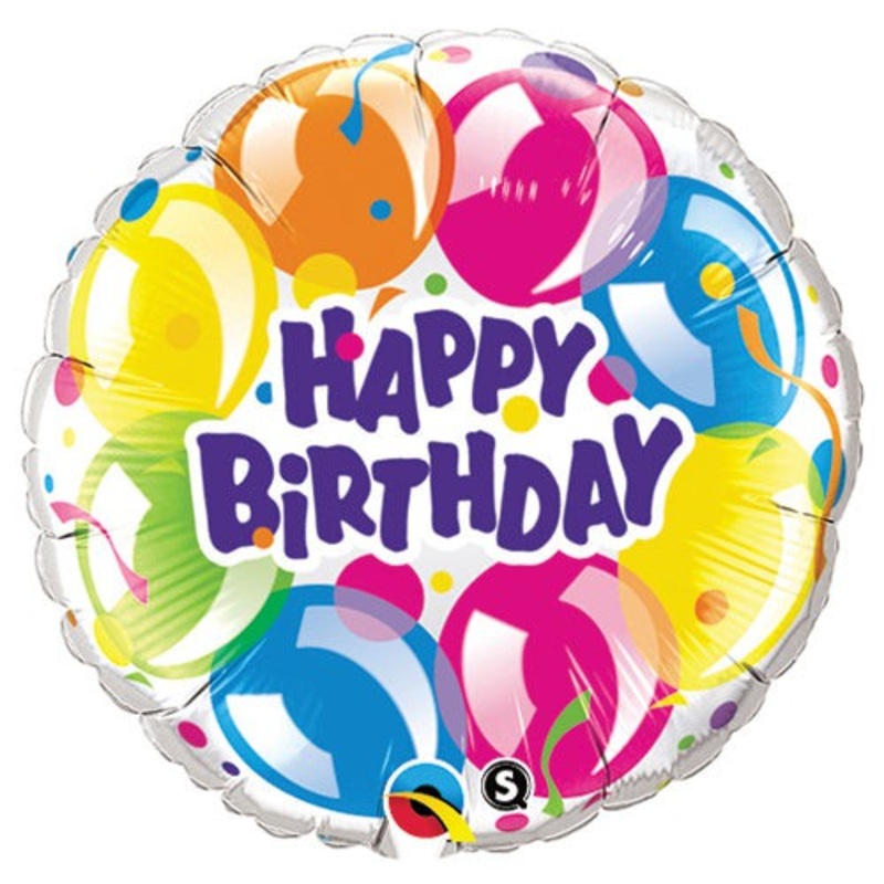 Birthday Sparkling Balloons 18 Balloon
