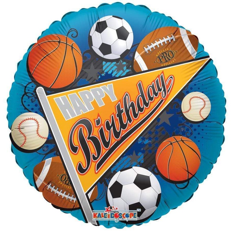 Birthday Sports Pennant 18 Balloon