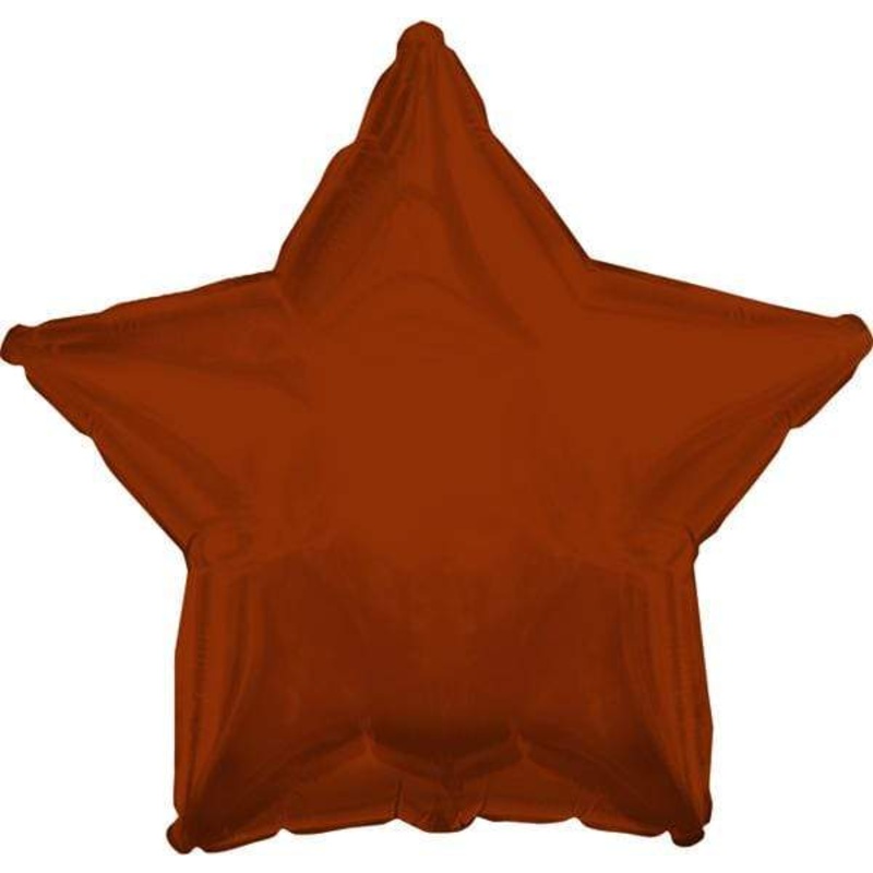 Brown Star 18 Balloon
