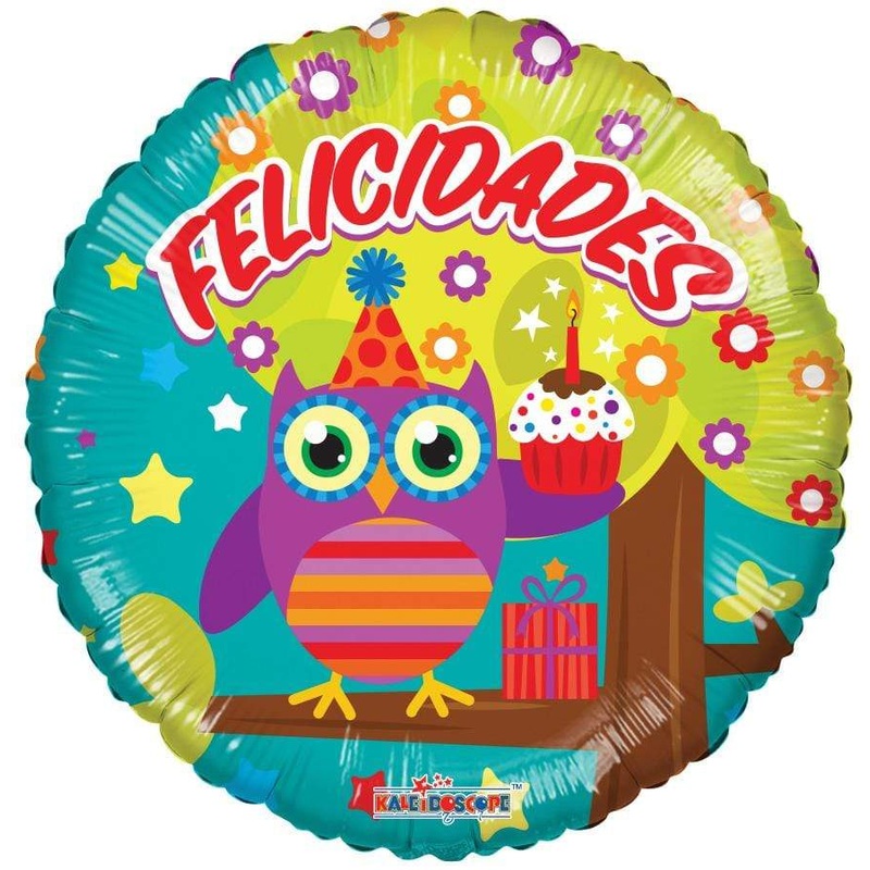 Buho Felicidades 18 Balloon