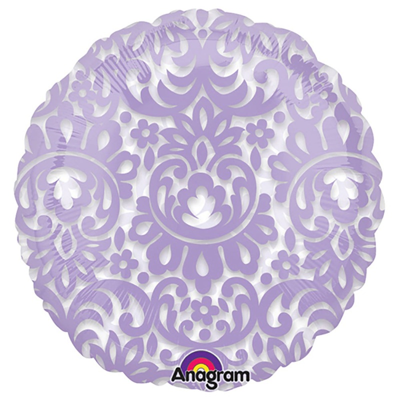 Circle- Lilac Tapestry 18 Balloon