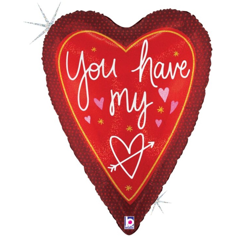 Elegant You Have My Heart 26 Balloon