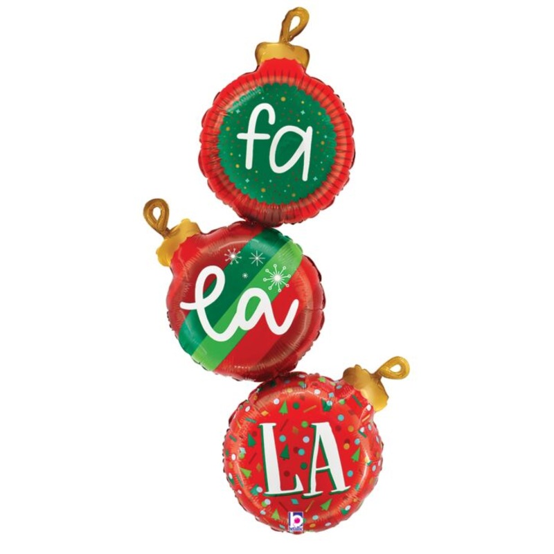 Fa La La Christmas Ornaments 43 Balloon