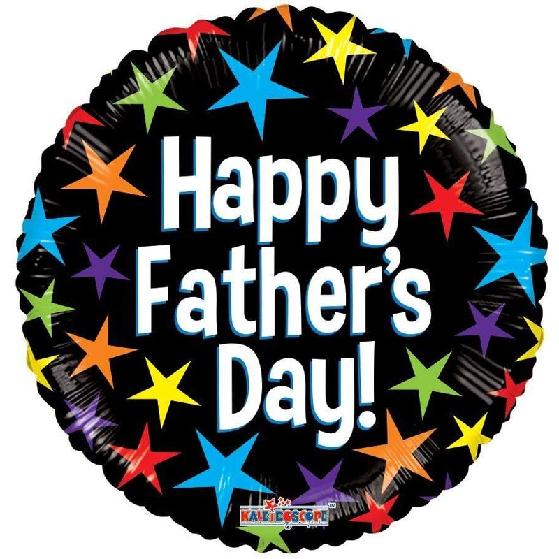 Father's Day Stars 18 Balloon