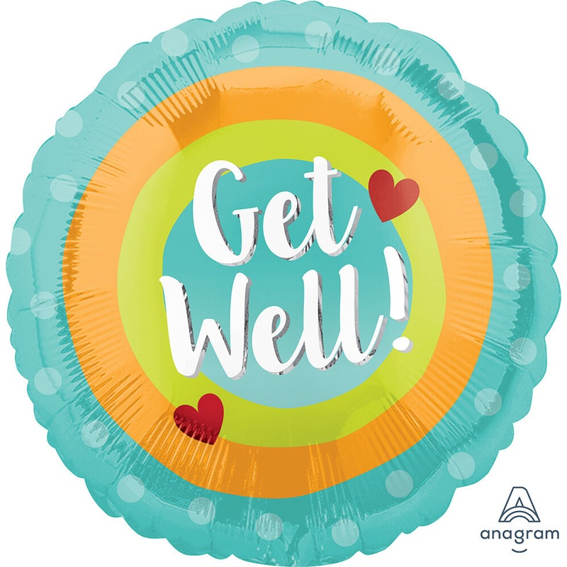 Get Well Dots 17" Balloon
