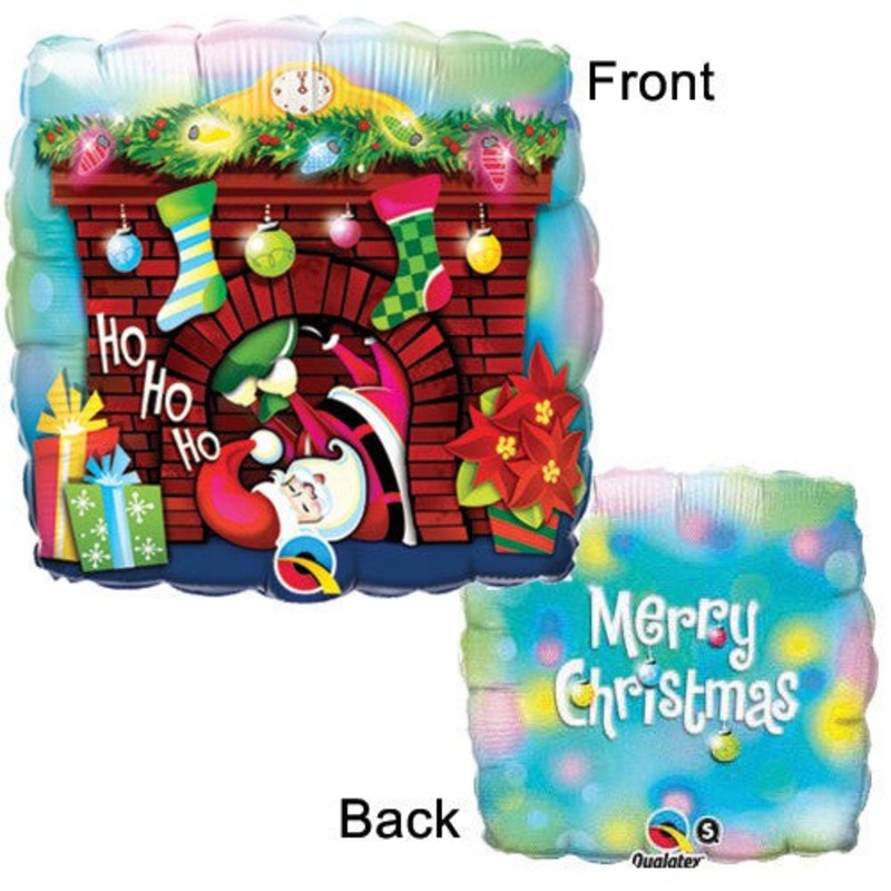 Holly Jolly Santa 18 Balloon