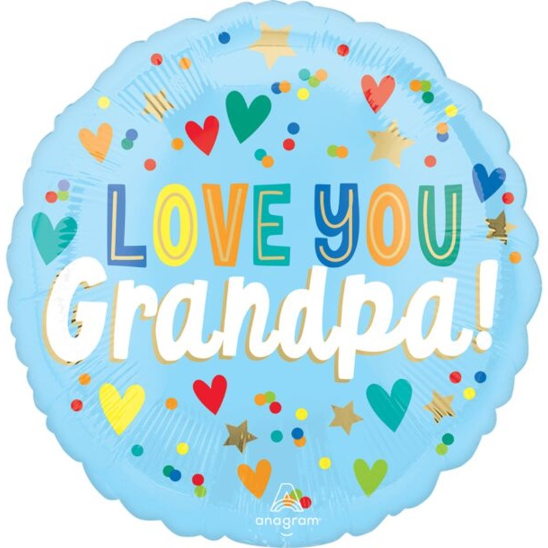 Love You Grandpa 17 Balloon