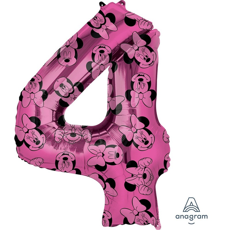 Minnie Mouse Forever Number 4 34 Balloon