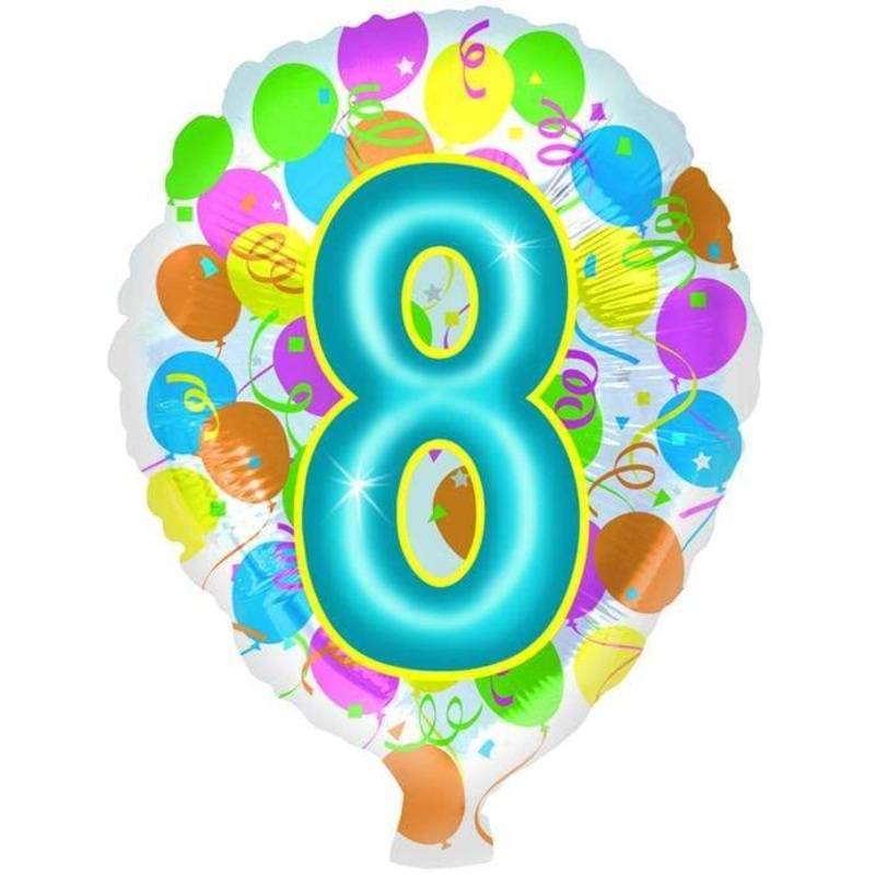 Number Eight 18 Balloon