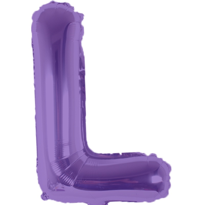 Purple Letter L 16 Balloon