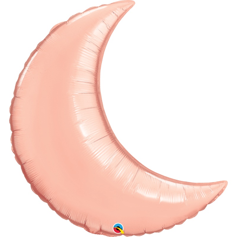 Rose Gold Crescent Moon 35 Balloon